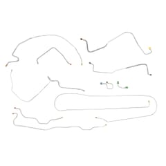 (1971) Brake Line Set - 2wd-Long-Coil-Manual